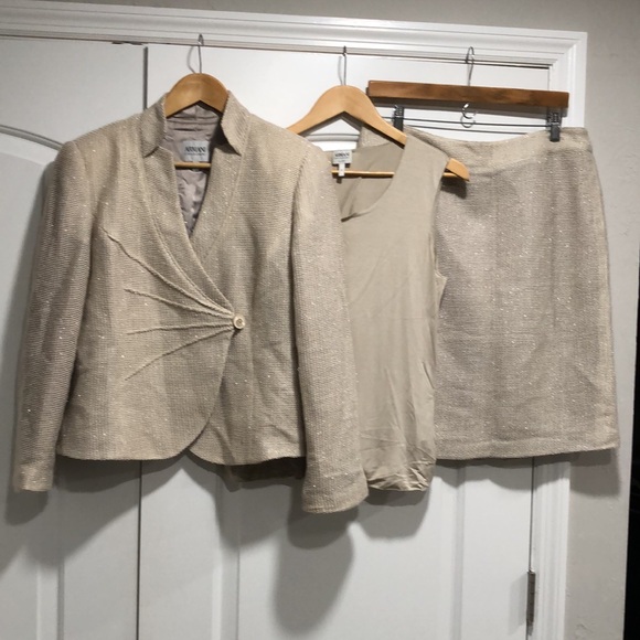 Armani Collezioni Dresses & Skirts - ARMANI COLLEZIONI Blazer, Top & Skirt 3-piece Set